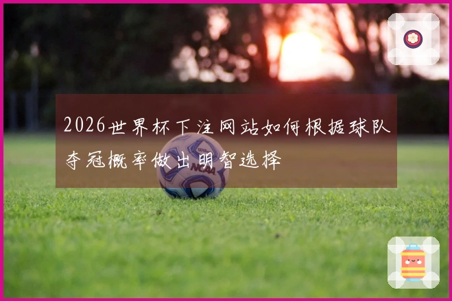 2026世界杯下注网站如何根据球队夺冠概率做出明智选择