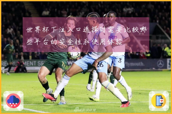 世界杯下注入口选择时需要比较哪些平台的安全性和使用体验