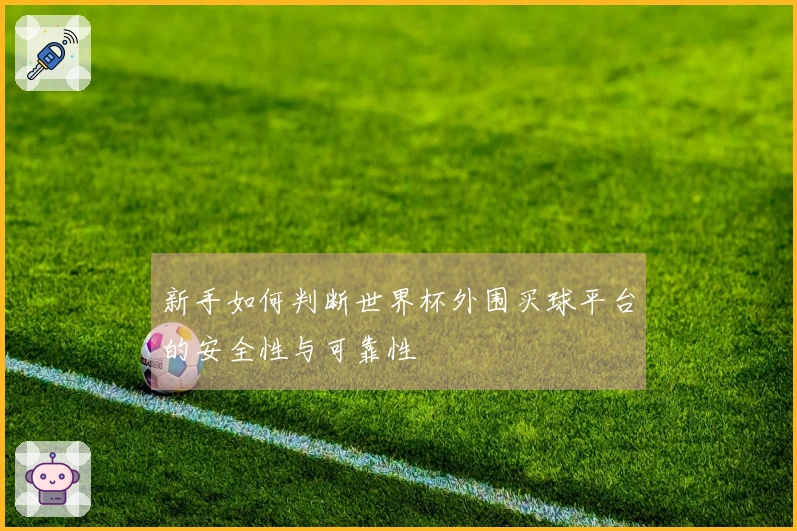 新手如何判断世界杯外围买球平台的安全性与可靠性